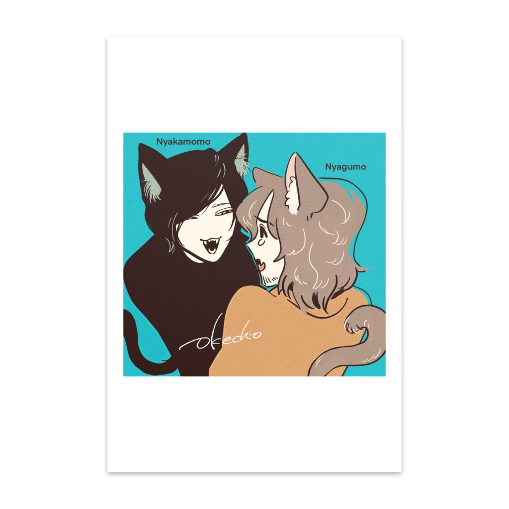 なぐももにゃんこポストカード(10枚入)