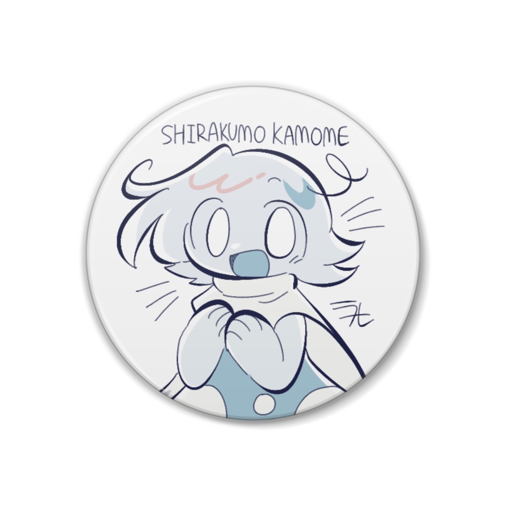 缶バッジ(シラクモ・カモメ)