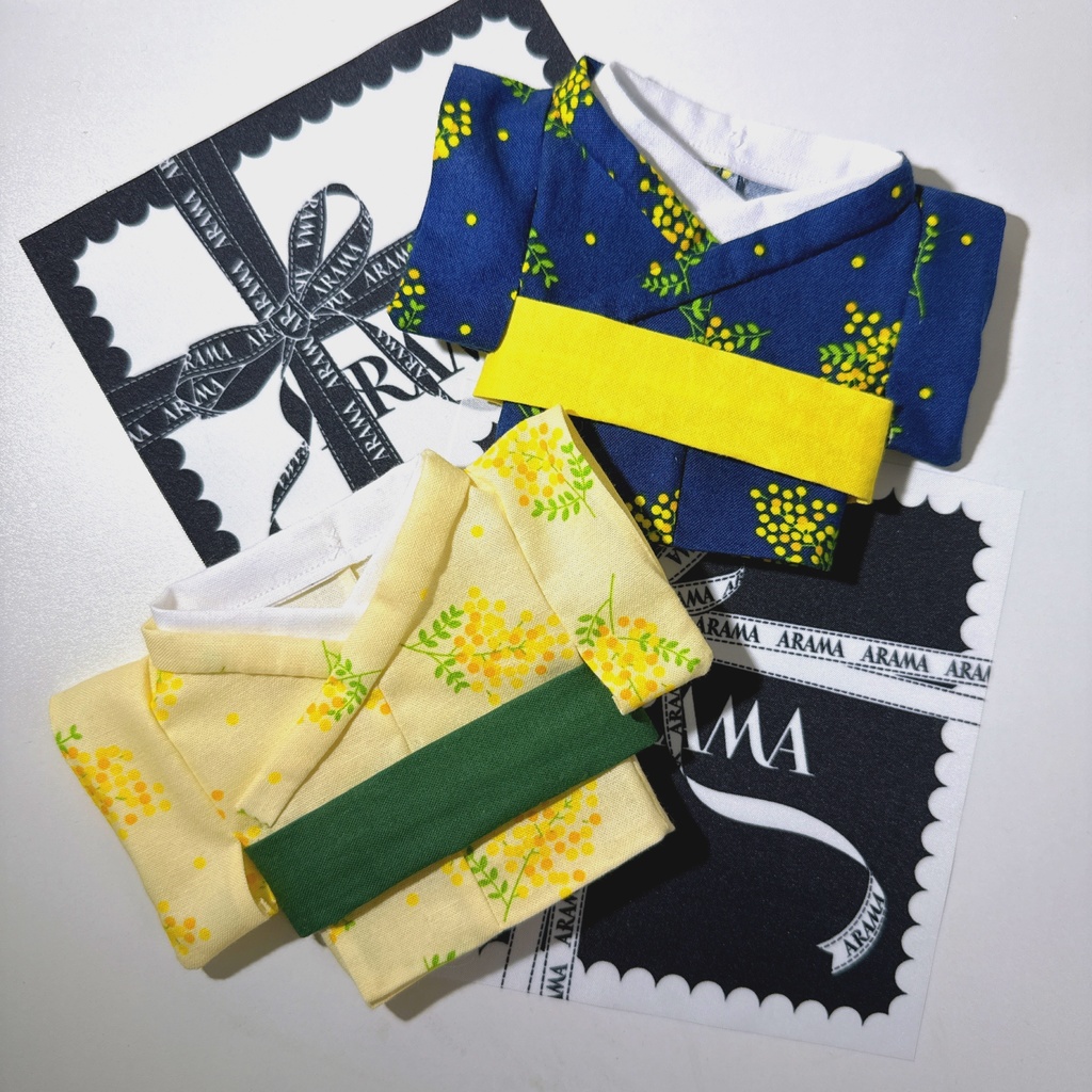 カフェエプロン&着物セット