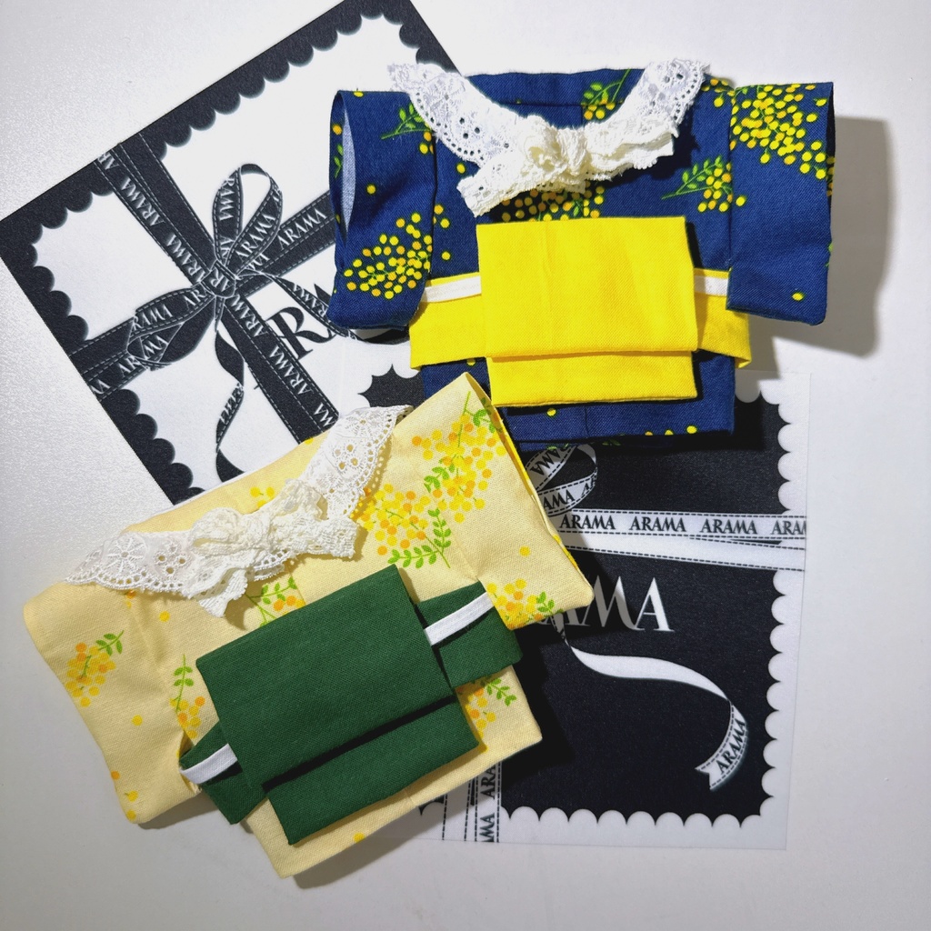 カフェエプロン&着物セット