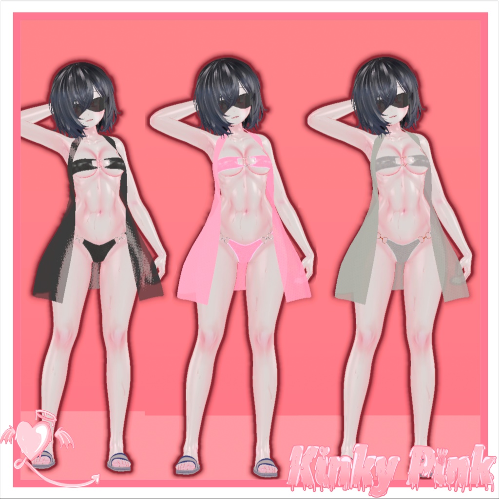 ✨ Summer Swimsuit –PoolDay– Kynky Pink Edition ✨