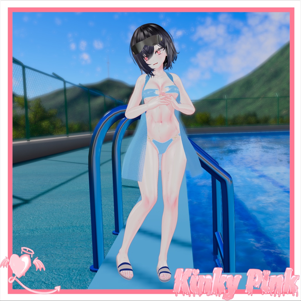 ✨ Summer Swimsuit –PoolDay– Kynky Pink Edition ✨