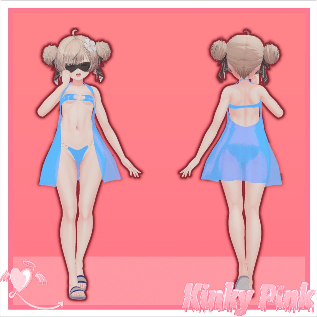 ✨ Summer Swimsuit –PoolDay– Kynky Pink Edition ✨