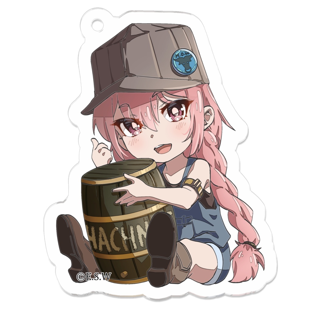 八戸アクリリルキーホルダー