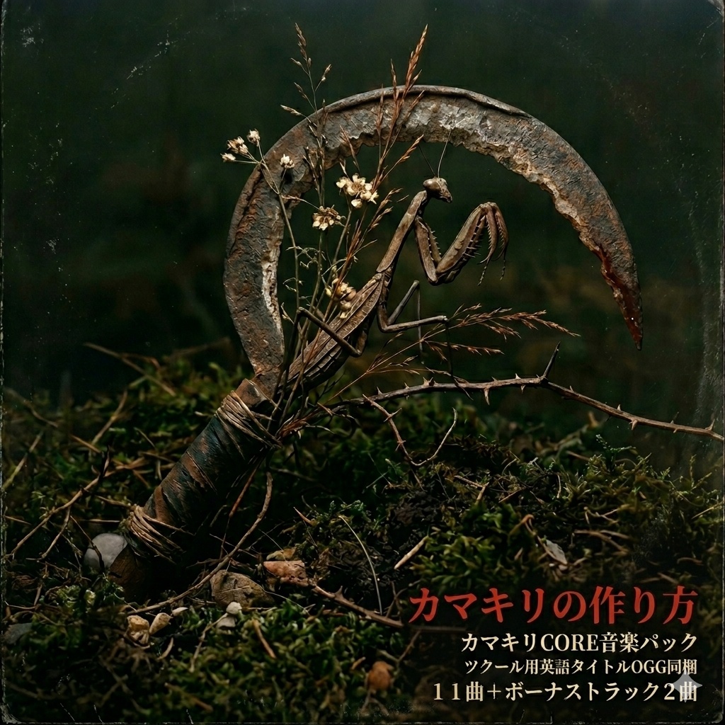 カマキリの体の作り方