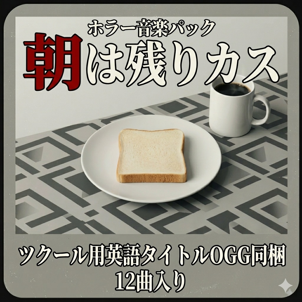 朝は残りカス
