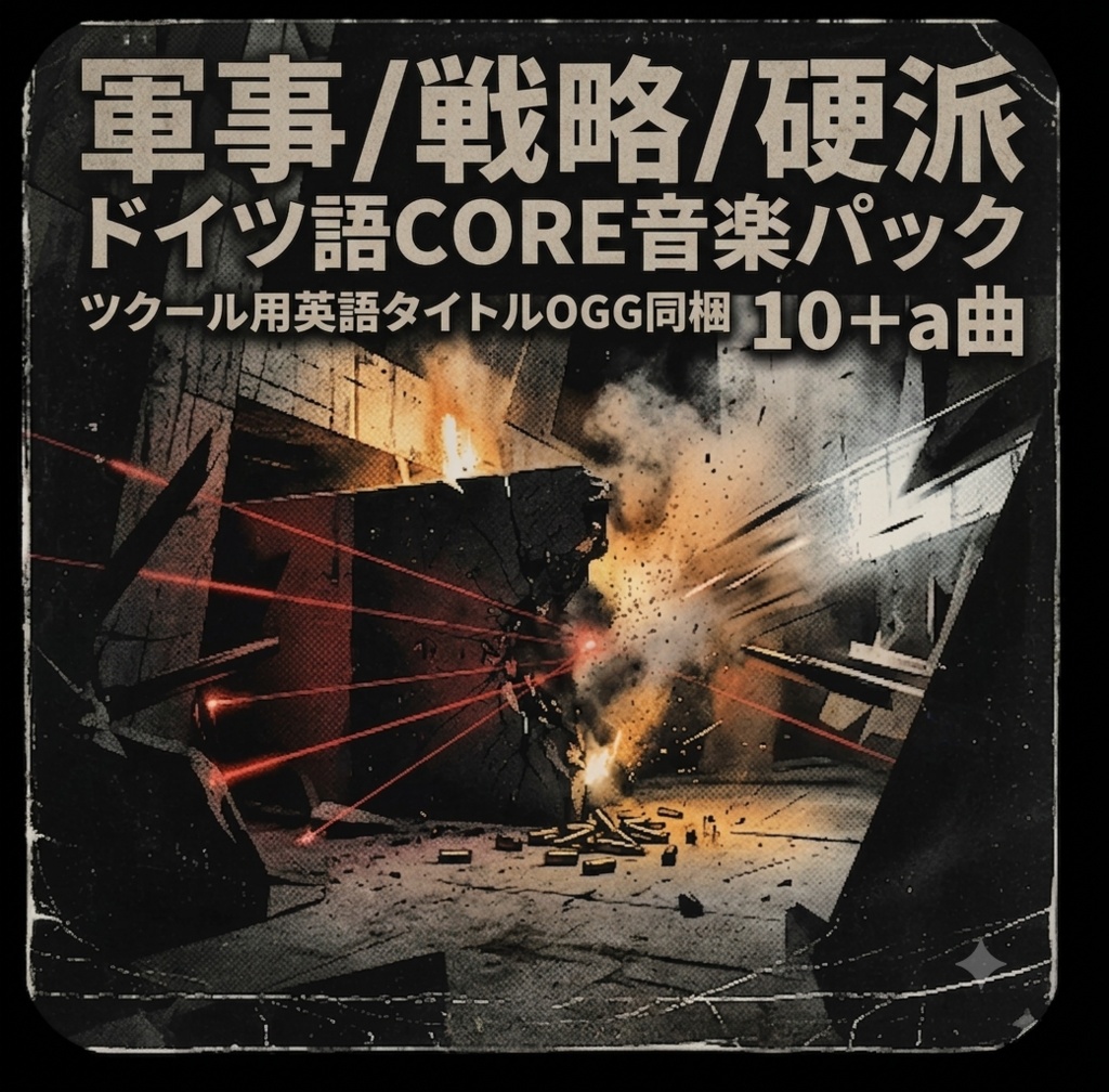 軍事/戦略/硬派 ドイツ語CORE音楽パック