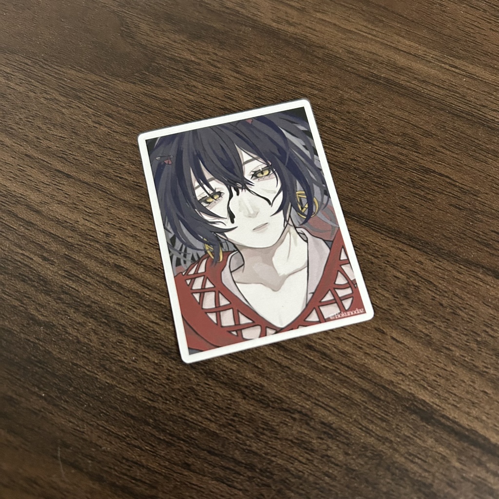 【非公式】にじさんじ　ましろ爻　ダイカットシール