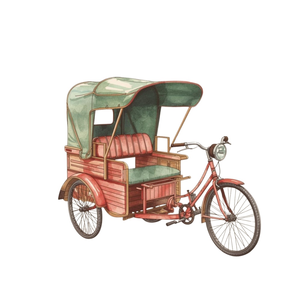 べトナム・ホイアン旅行 シリーズ クリップアート 全15種(PNG/背景透過)