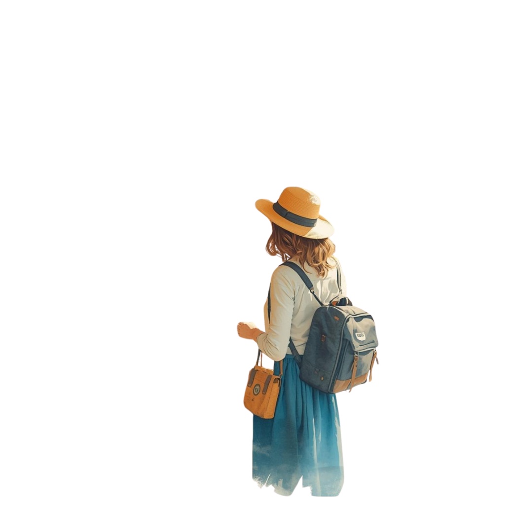 ベトナム・ホーチミン女子旅シリーズ クリップアート 全20種(PNG/背景透過)