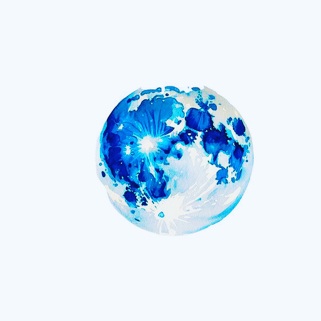 ステッカー『月であり地球であり宇宙』