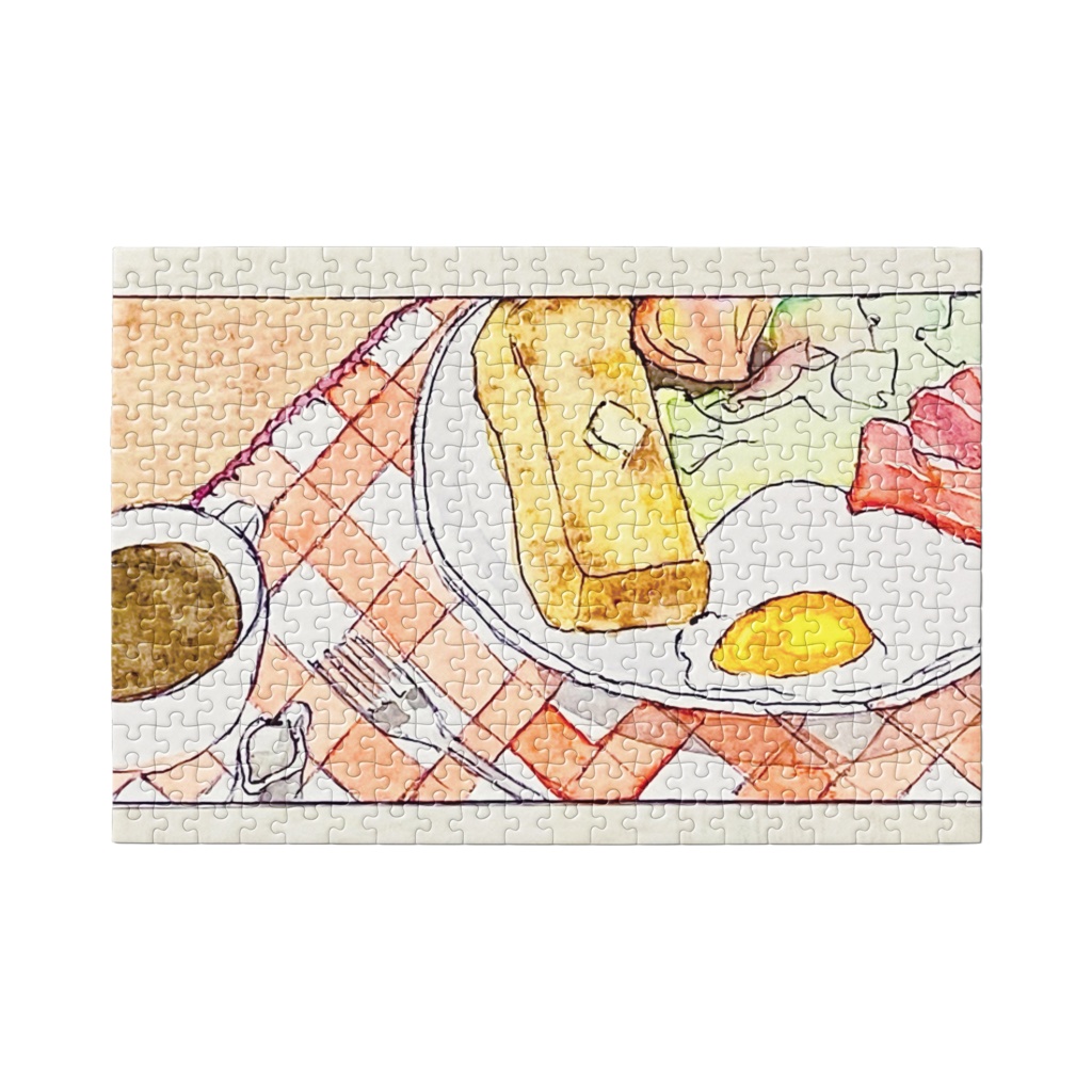 イラスト『朝食』パズル