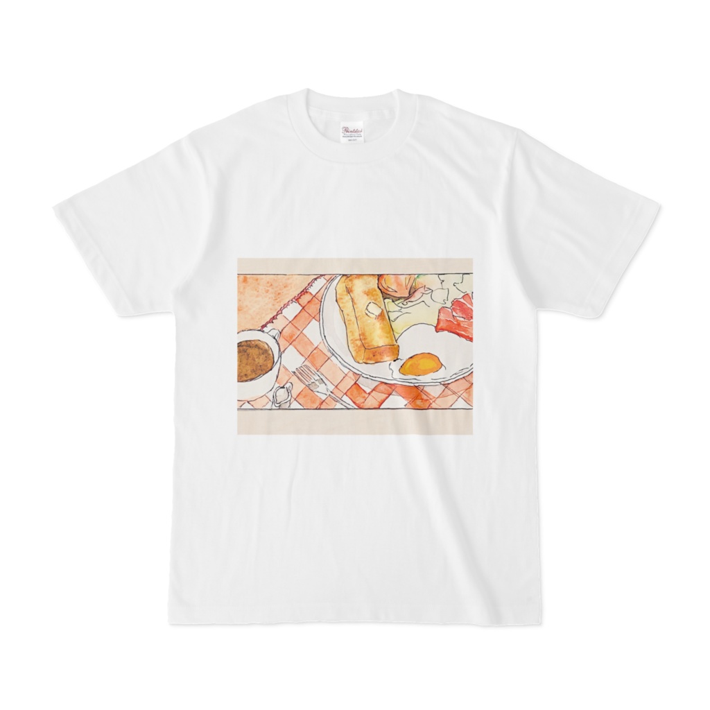 イラスト『朝食』のTシャツ