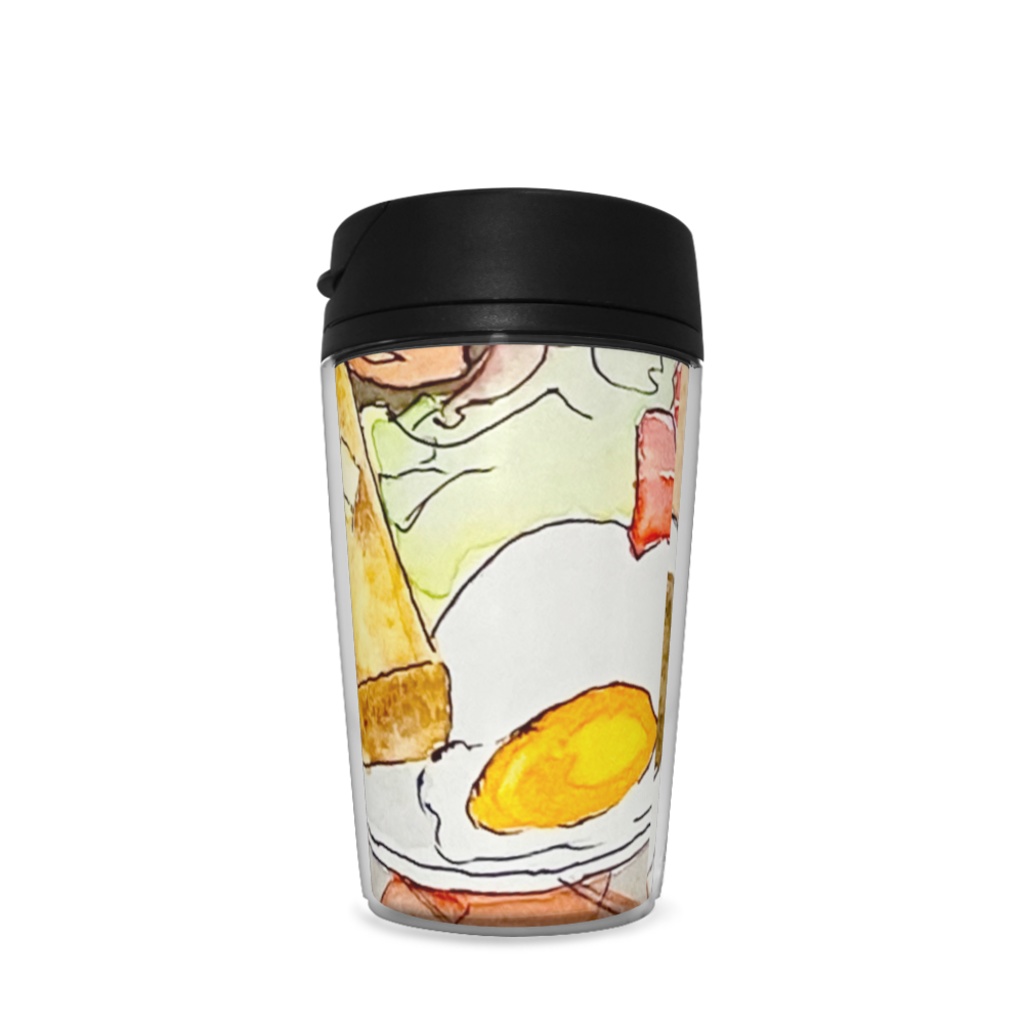 イラスト『朝食』タンブラー