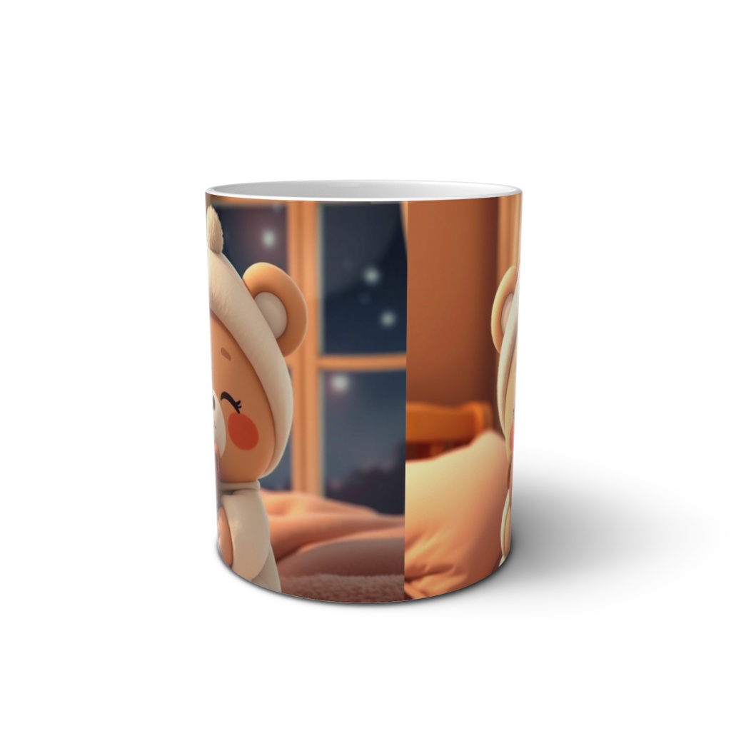 冬のくまさんマグカップ