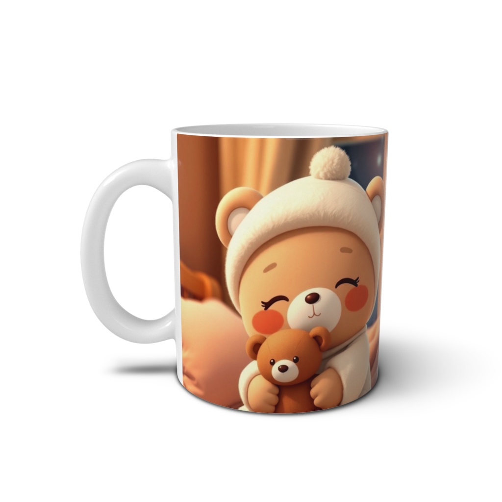 冬のくまさんマグカップ