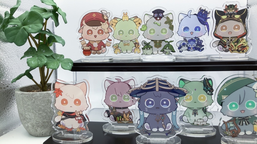 【原神:フォンテーヌ】にゃんしんアクスタフォンテーヌセット(6種類)