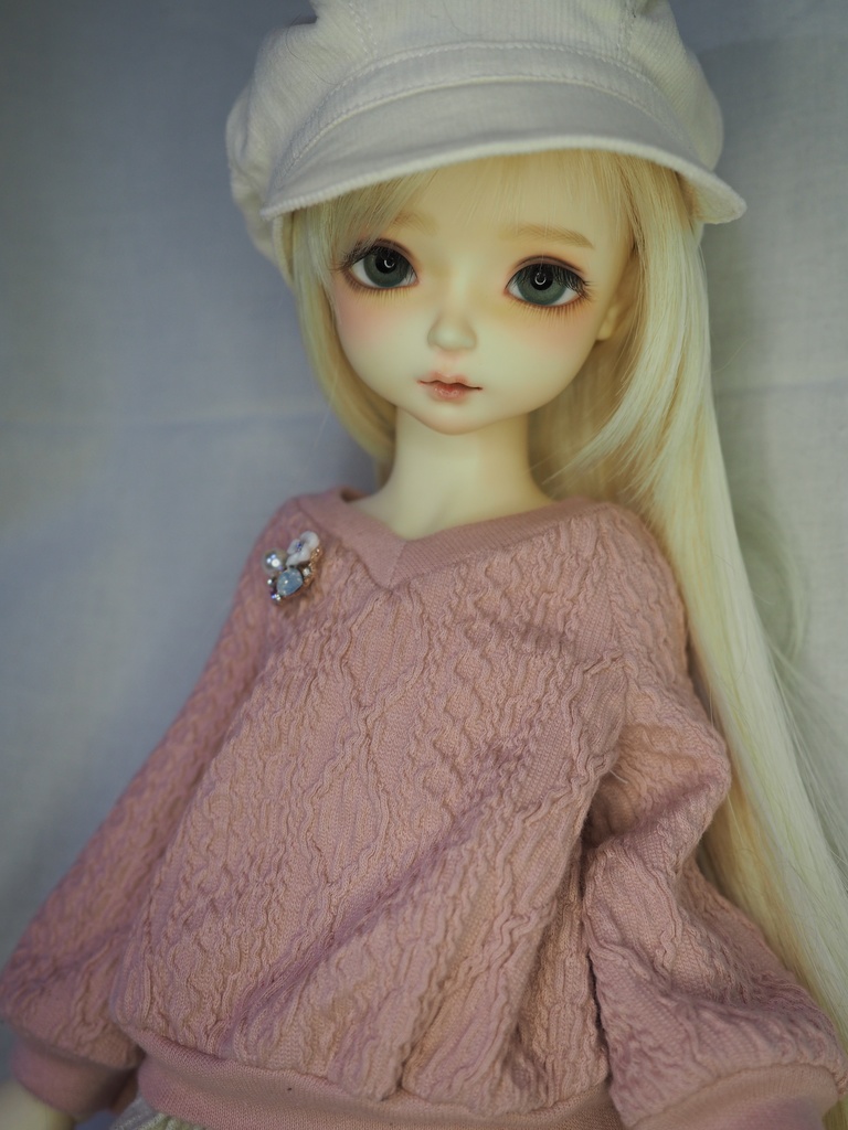 40㎝ドール対応 ふだんぎ 桜色