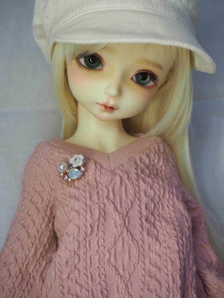 40㎝ドール対応 ふだんぎ 桜色