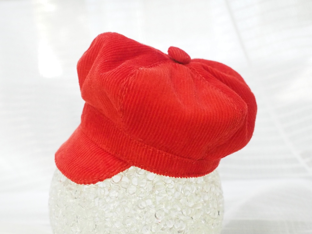 6-7インチ 頭囲約19㎝ 幼SD DP キャスケット 赤