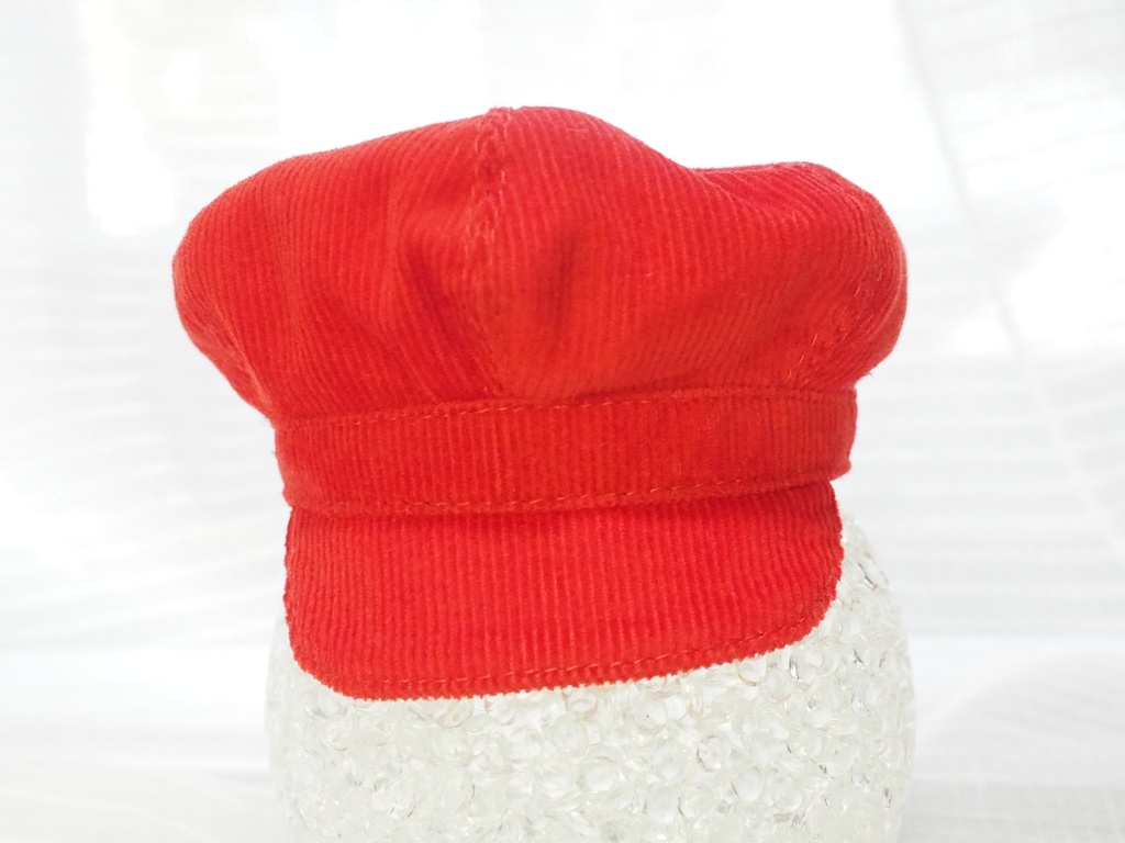 6-7インチ 頭囲約19㎝ 幼SD DP キャスケット 赤