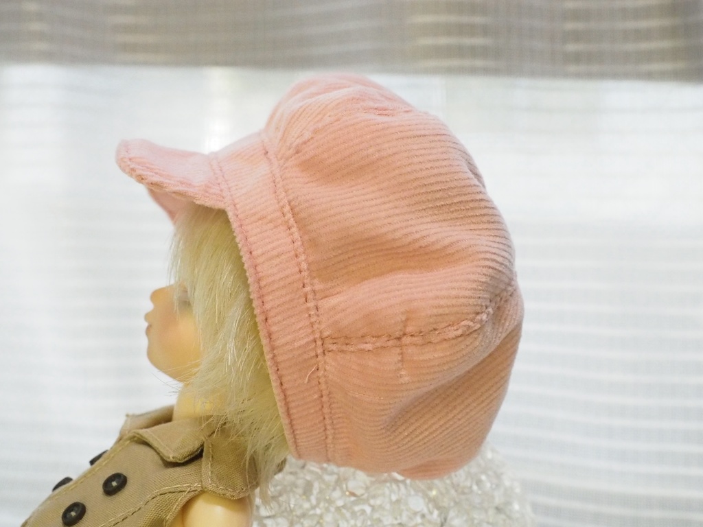 6-7インチ 頭囲約19㎝ 幼SD DP キャスケット ピンク