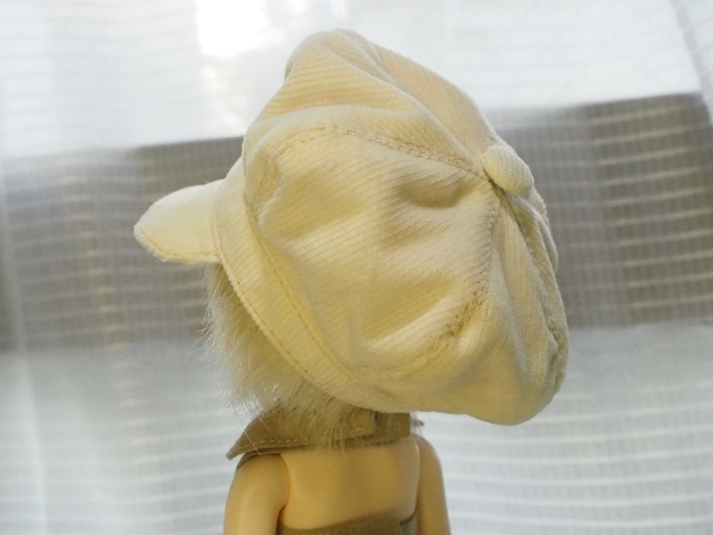 6-7インチ 頭囲約19㎝ 幼SD DP キャスケット オフホワイト