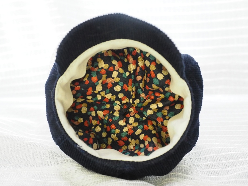 6-7インチ 頭囲約19㎝ 幼SD DP キャスケット 濃紺