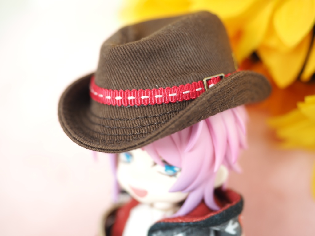 ねんどろいど imda1.7 頭囲約15センチ 中折れ帽子茶色