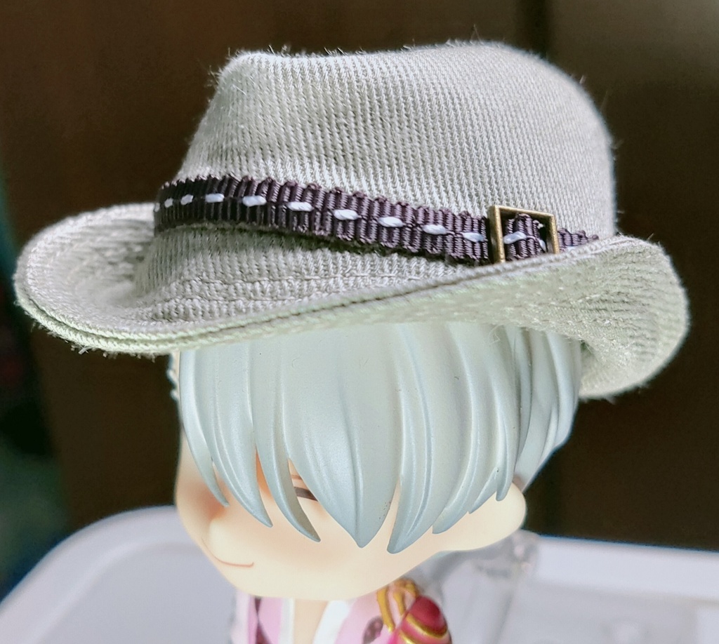 ねんどろいど imda1.7 頭囲約15センチ 中折れ帽子オリーブグリーン