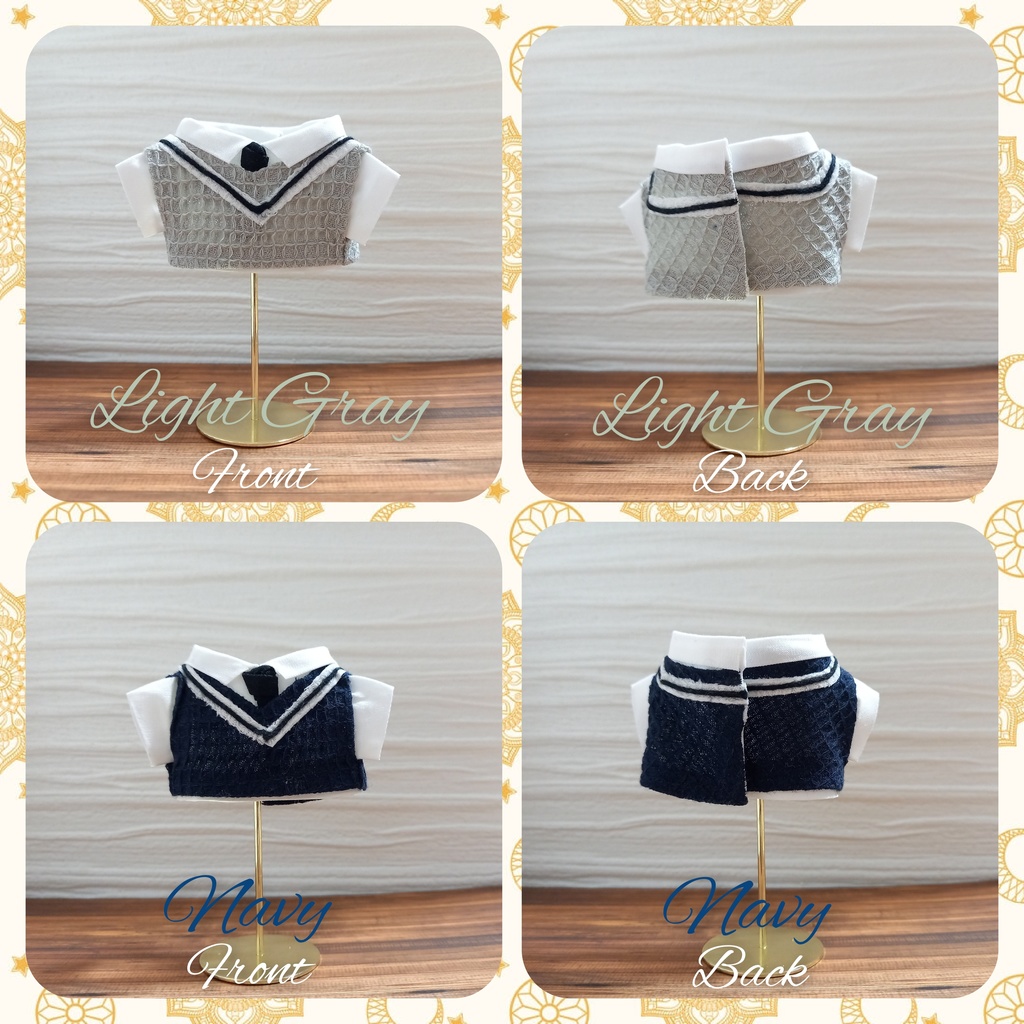 ネクタイ付シャツ Vネックワッフルベスト