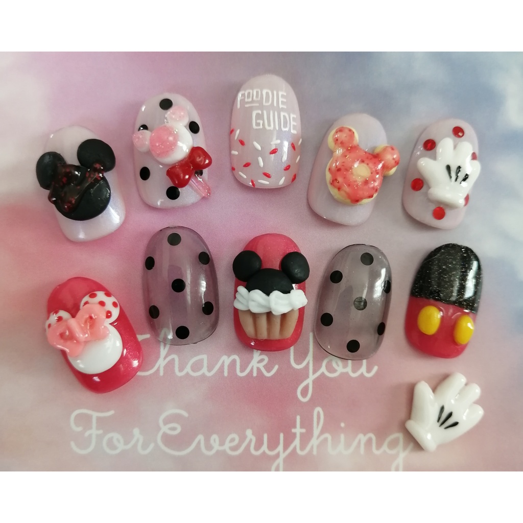 オーダー受付 ディズニー3dネイル Happynail Booth