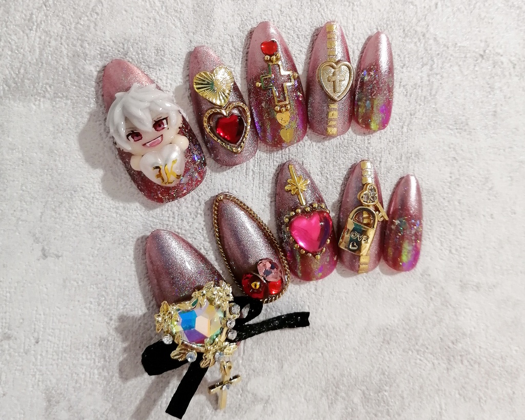 葛葉イメージ3dネイル Happynail Booth