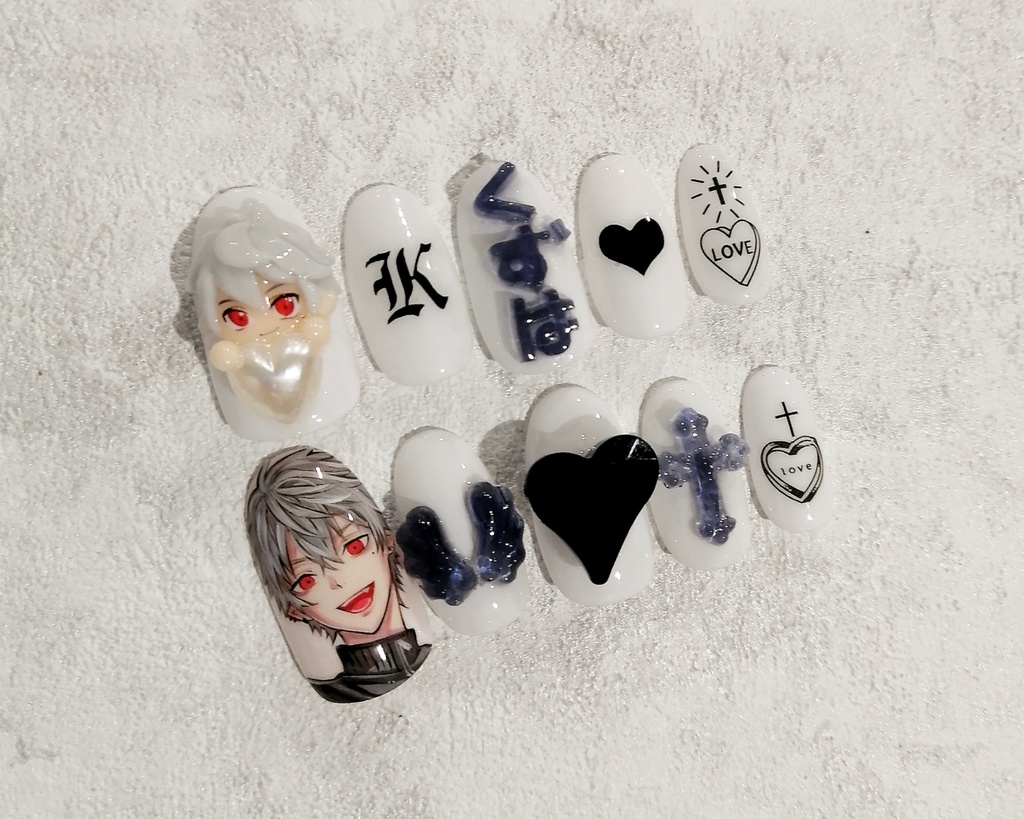 葛葉 イメージ 3d盛ネイル 痛ﾈｲﾙ ｲﾛﾅｽ Booth