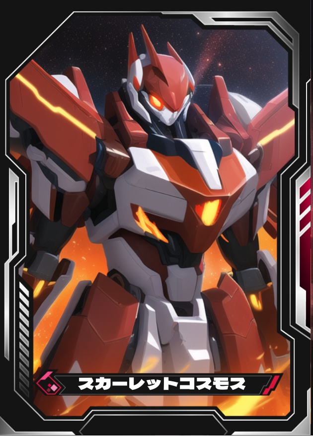 2人用ストーリー体感型ロボットバトル風カードゲーム「革命のコスモス」