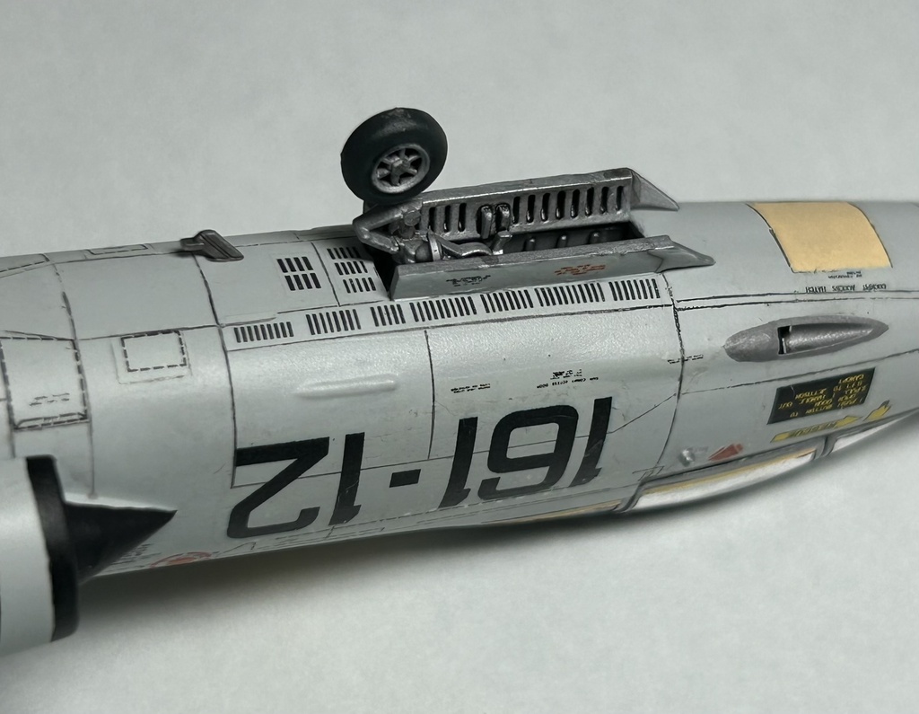 72001 ハセガワ 1/72 F-104 スターファイター用 機関砲ガンスリット部 自作デカール 二枚セット