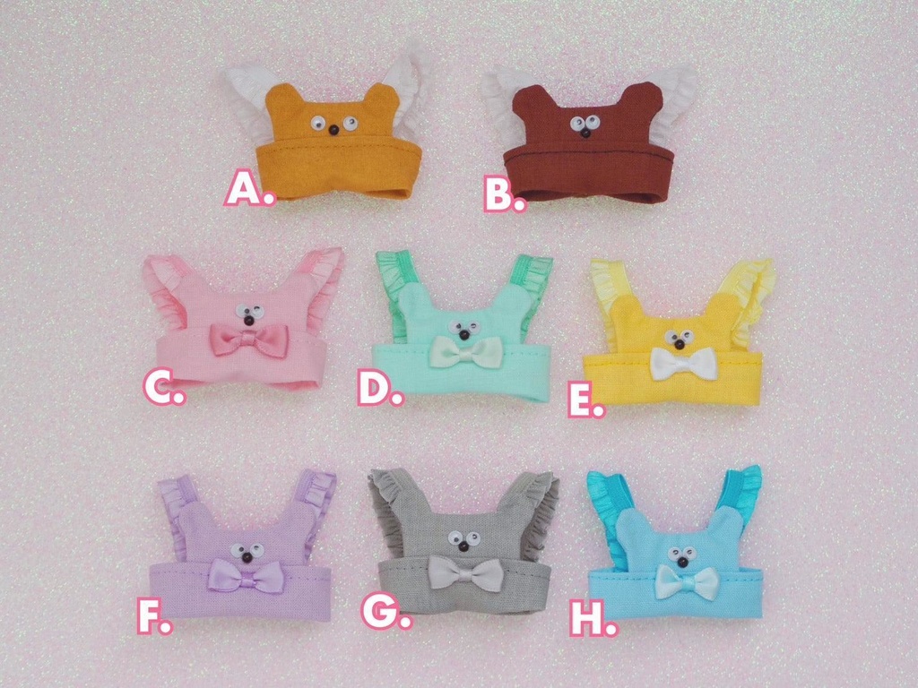 ぬい服 クマオーバーオールのみ