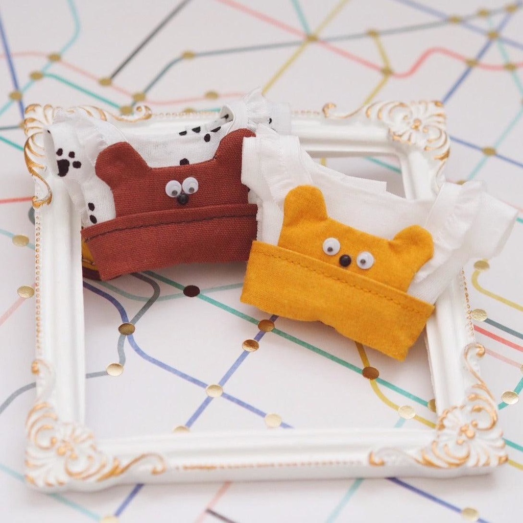 ぬい服 クマオーバーオールのみ