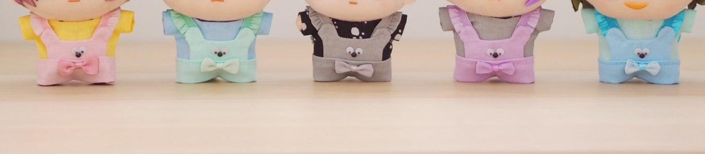 11cmぬい服 Tシャツ 9色