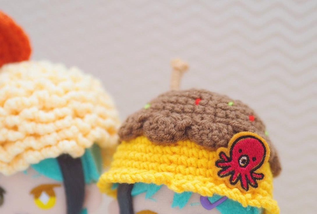 ぬい服 天ぷら たこ焼き 帽子