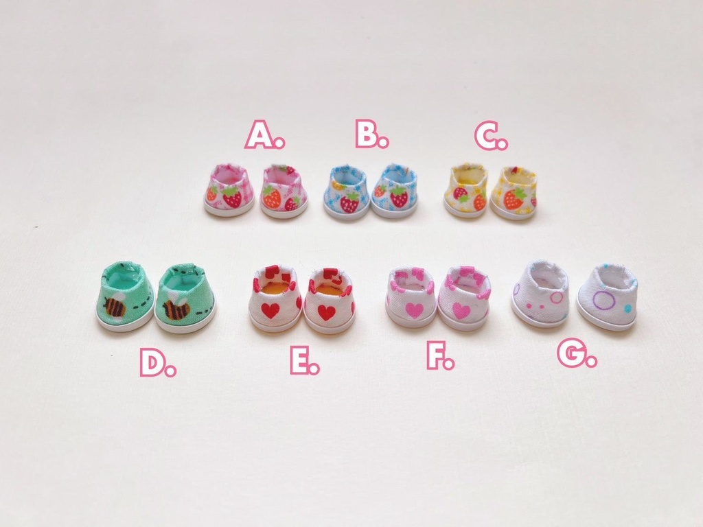 ぬい用 靴 10-11cm ぬい 7色