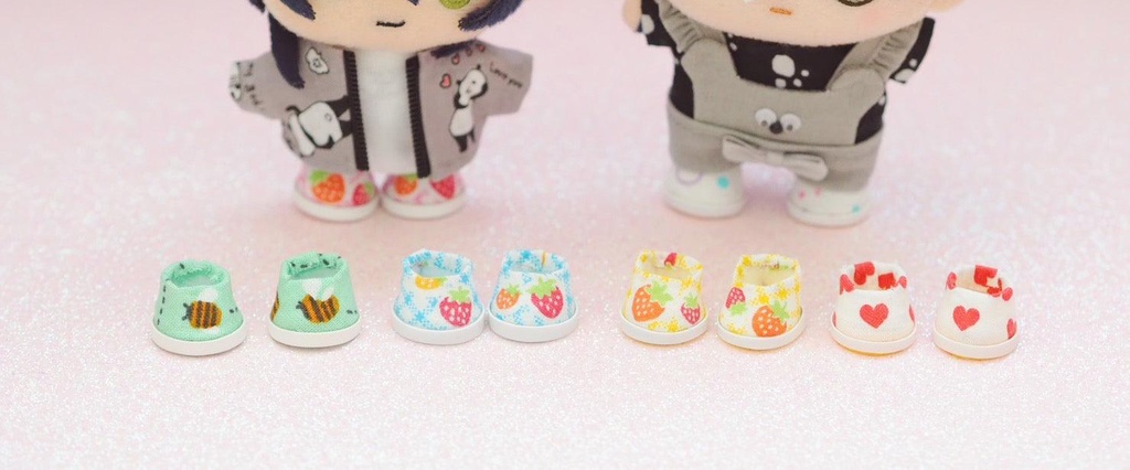 ぬい用 靴 10-11cm ぬい 7色