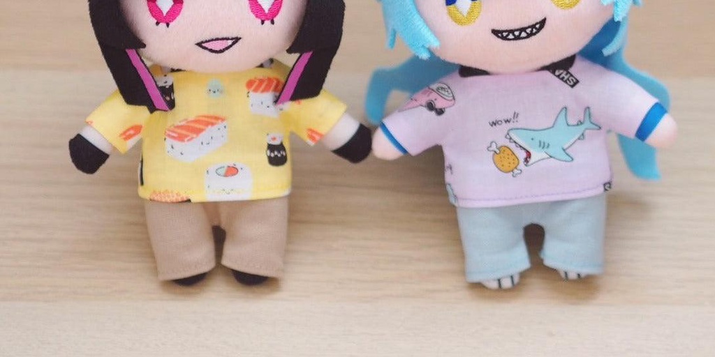 15cmぬい服 Tシャツ 12色