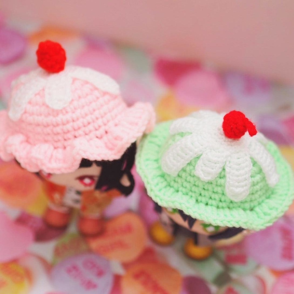 ぬい用 アイスクリーム帽子