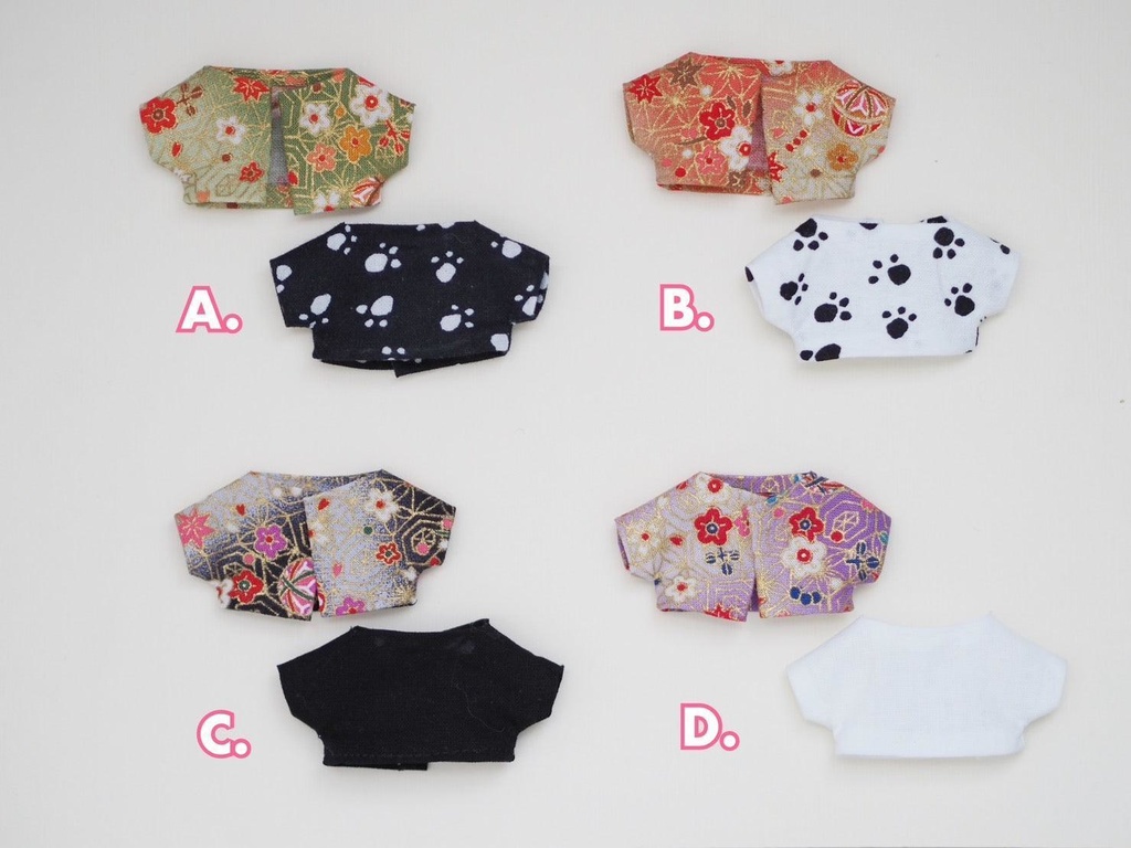 ぬい服 羽織+Tシャツセット