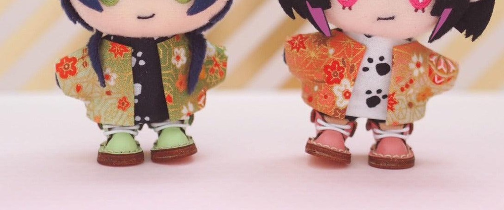 ぬい服 羽織+Tシャツセット