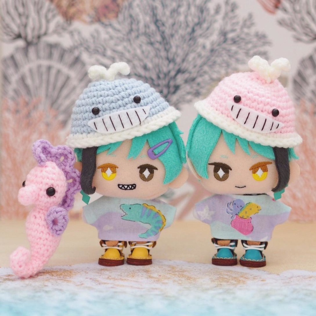 ぬいぐるみ用 クジラ帽子