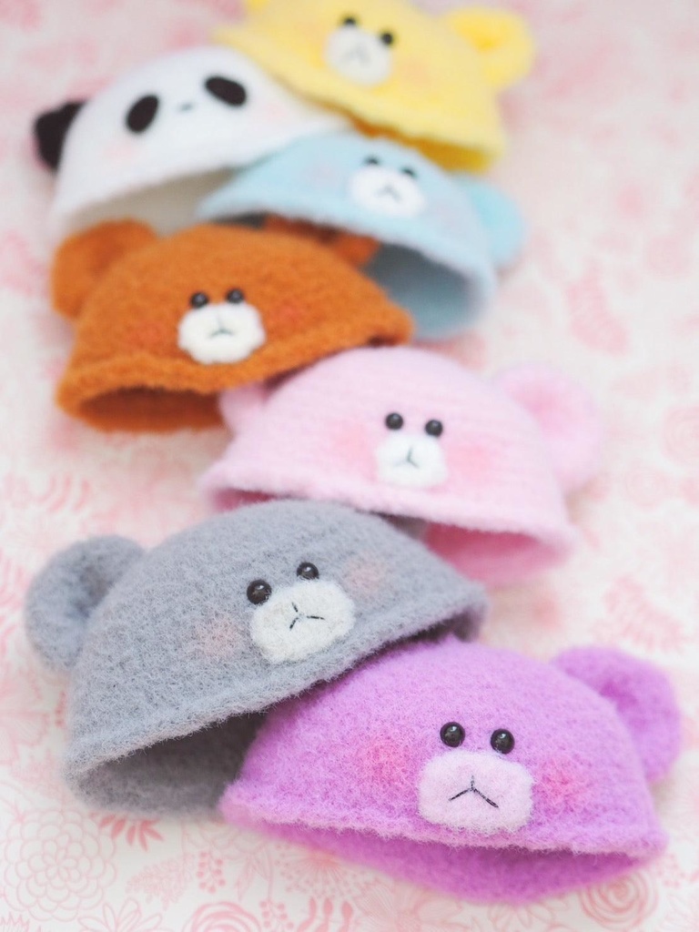 ぬいぐるみ用 クマ帽子