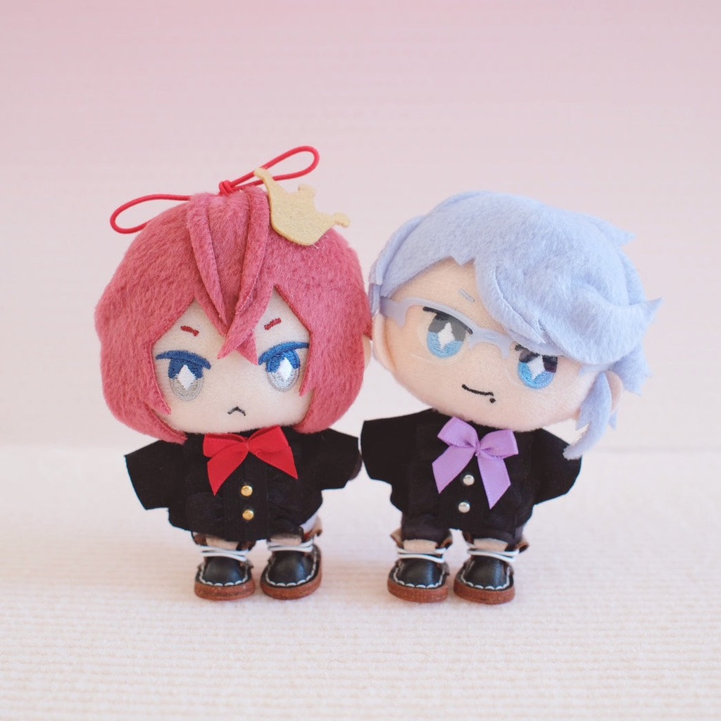 リボン付き 黒の ぬいぐるみ シャツ