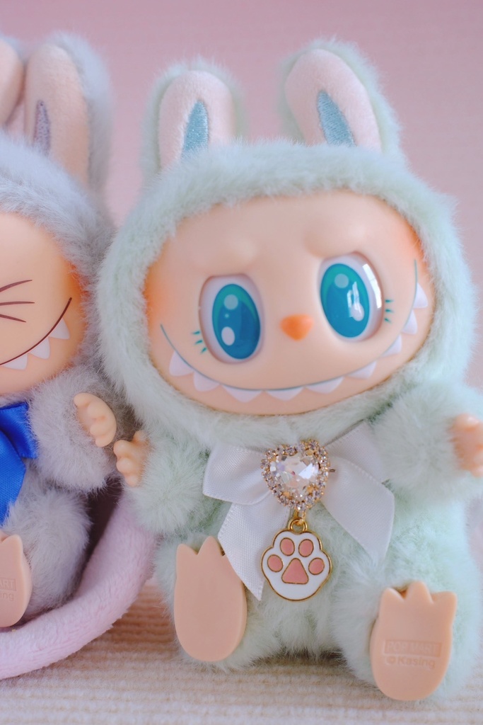 ぬいぐるみ ラブブ用 リボンネックレス